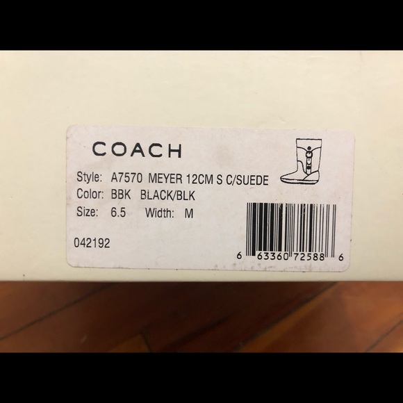 Coach Suede Meyer Boots - Picture 2 of 6